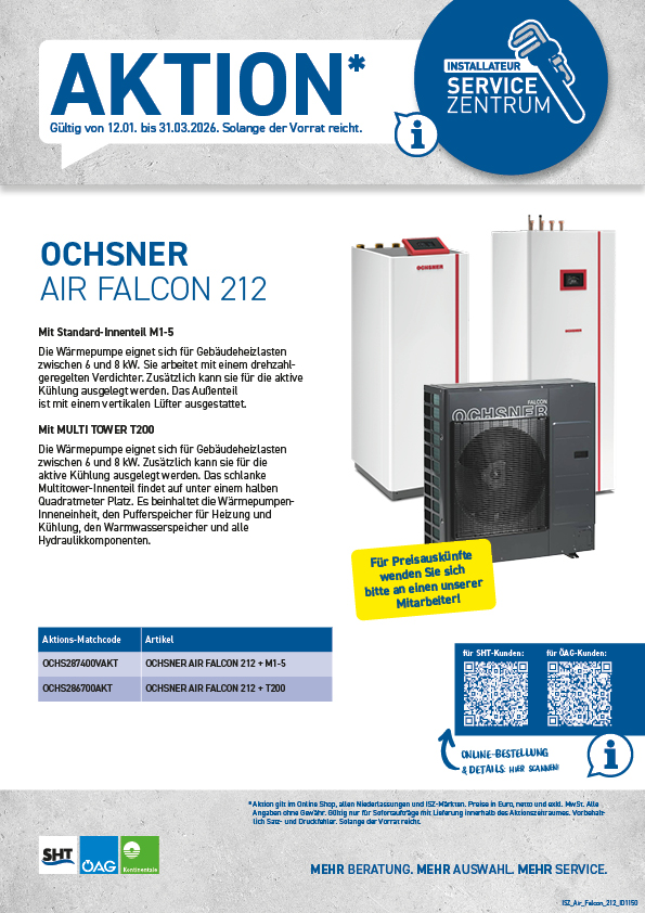 Ochsner AIR FALCON 212 Wärmepumpe